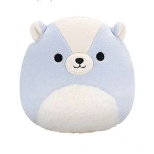 NWT - Squishmallow Sol the Skunk 11" Stuffed Plush - Light blue